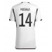 Billige Tyskland Jamal Musiala #14 Hjemmetrøye VM 2022 Kortermet